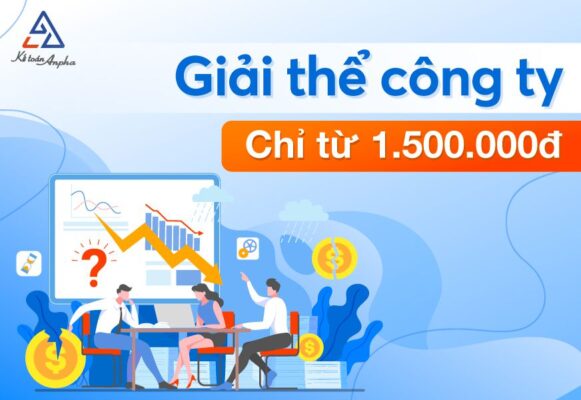 Dịch vụ làm thủ tục giải thể công ty, doanh nghiệp – 1.500.000đ